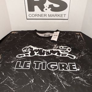 Mens Le Tigre Black Ice Tshirt Size Small New